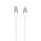 Energizer C61CLNKWH4 Two-tone Lightning to USB-C Cable 2M